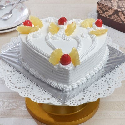 Heart Pineapple Cake